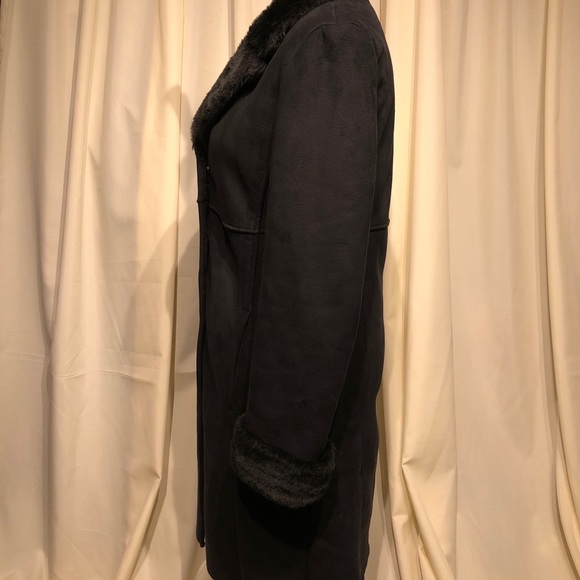 Larry Levine vintage faux fur & suede coat - Picture 7 of 7